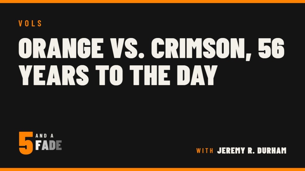 Orange vs. Crimson, 56 Years to the Day
